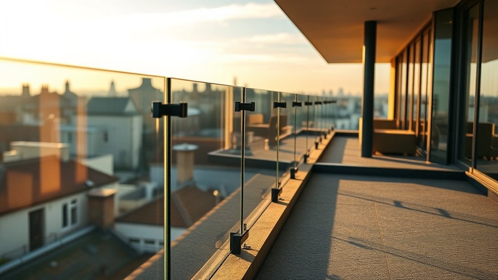 Terrace Glass Balustrades Battersea